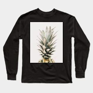 Pineapple, Fruit, Modern art, Wall art, Print, Minimalistic, Modern Long Sleeve T-Shirt